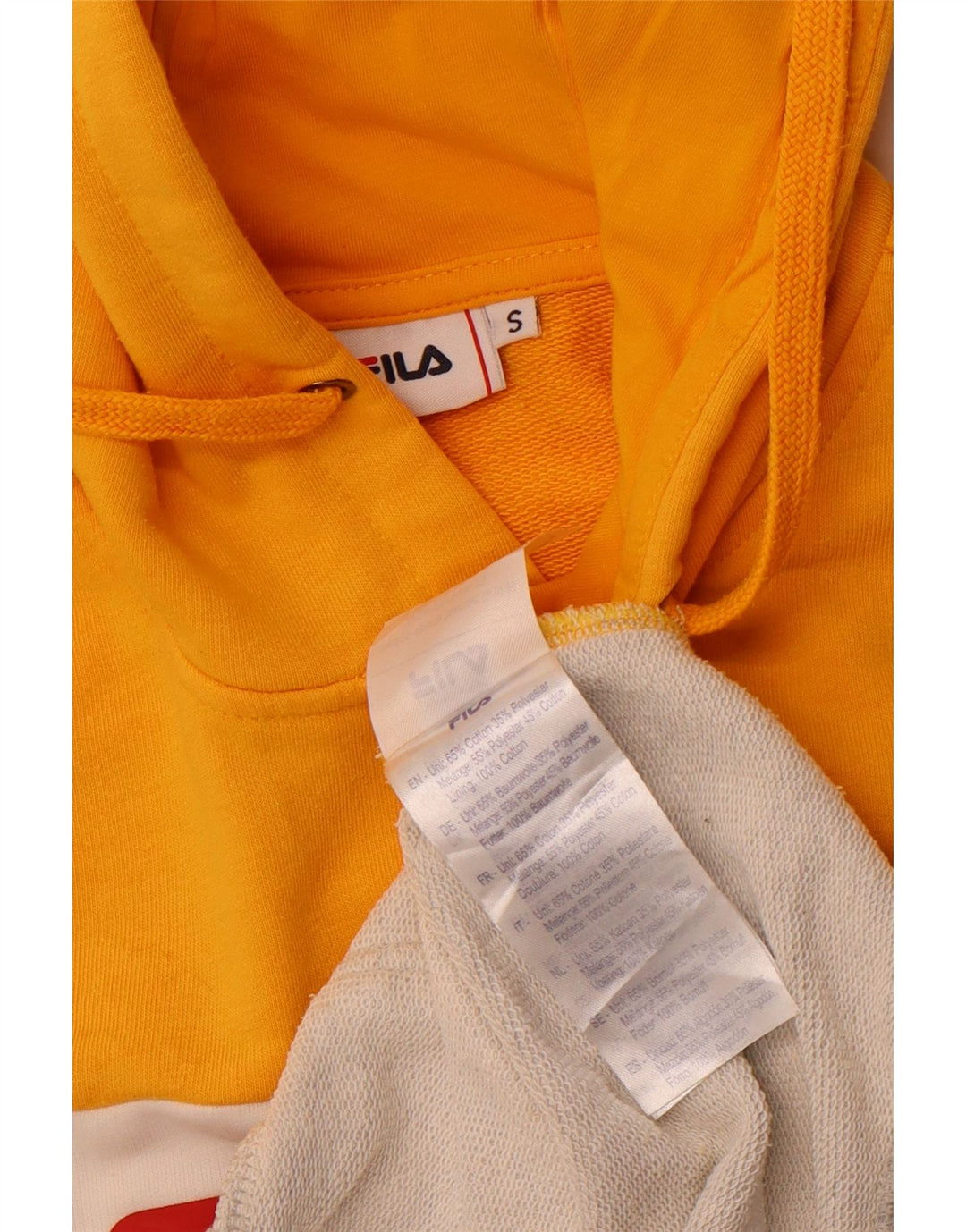 FILA Boys Graphic Hoodie Džemper 13-14 godina Mala žuta boja