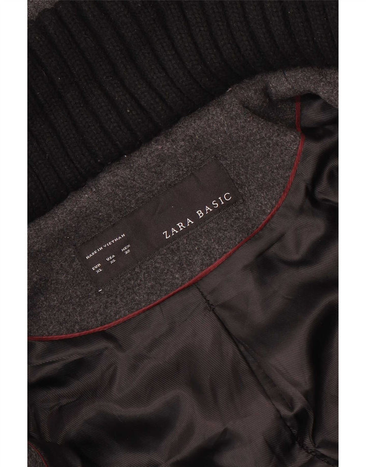 Zara ženski kaput s kapuljačom UK 18 XL sivi