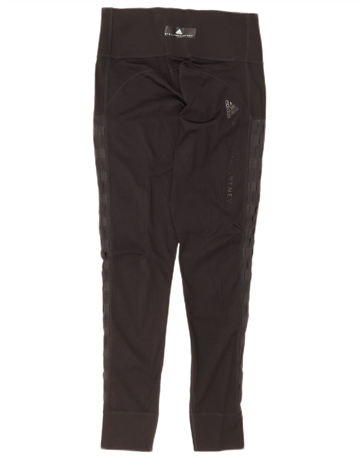 ADIDAS Ženske Stella McCartney grafičke tajice UK 8 Male crne pruge