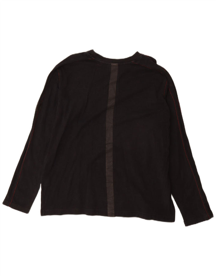 Murphy & Nye muška majica dugih rukava s grafikama 2XL, crni pamuk