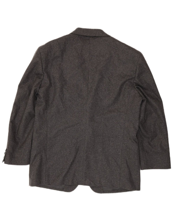 Valentino muška jakna sa 2 gumba IT 54 2XL siva djevičanska vuna