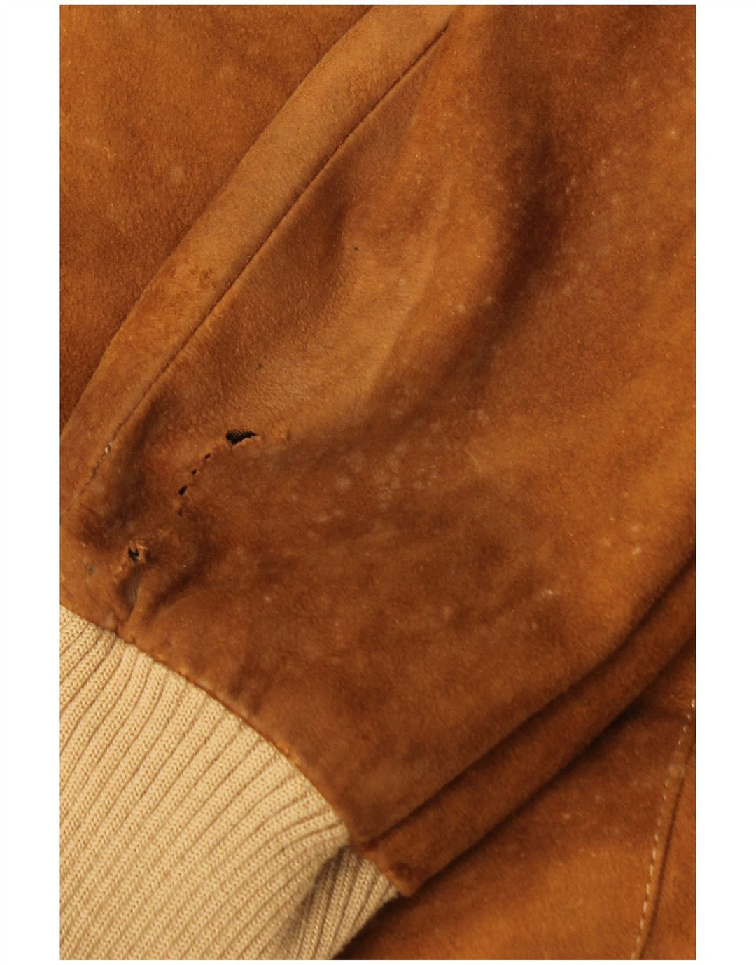 Vintage muška bomber jakna od brušene kože IT 52 XL smeđa koža