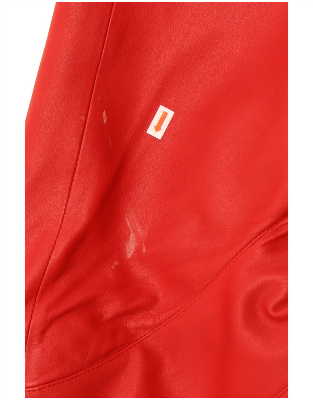 Vintage ženska kožna jakna UK 16 velika crvena koža