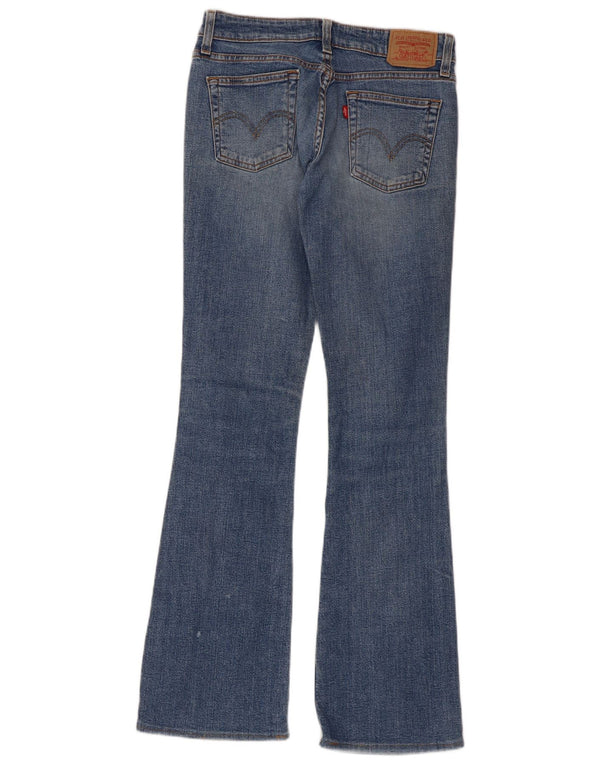 Levi's ženske 518 super niske traperice veličine 3 male W28 L32 plavi pamuk