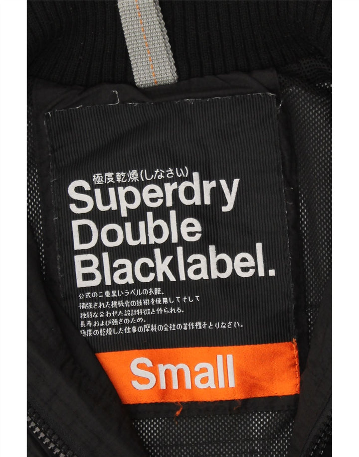 Superdry ženska kišna jakna UK 10 Mala crna najlonska