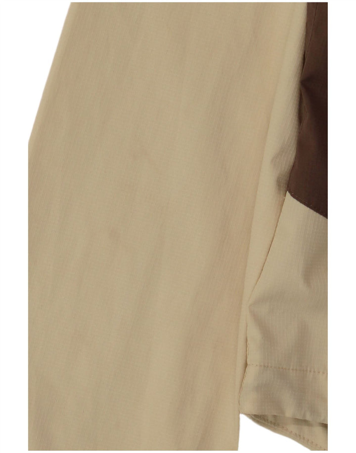 JACK WOLFSKIN Prevelika ženska kišna jakna UK 10 Small Beige Colourblock