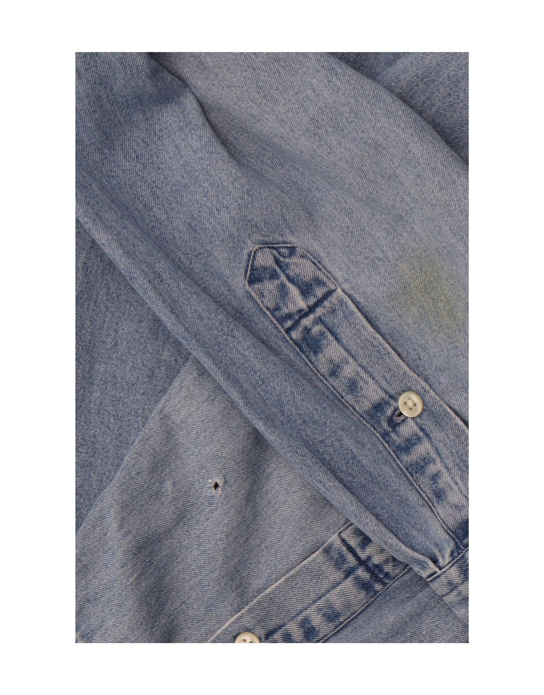 RALPH LAUREN Muška traper košulja velike veličine 2XL plavi pamuk