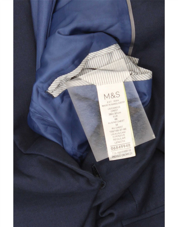 Marks & Spencer muška jakna s 2 gumba UK 38 Srednje tamnoplava