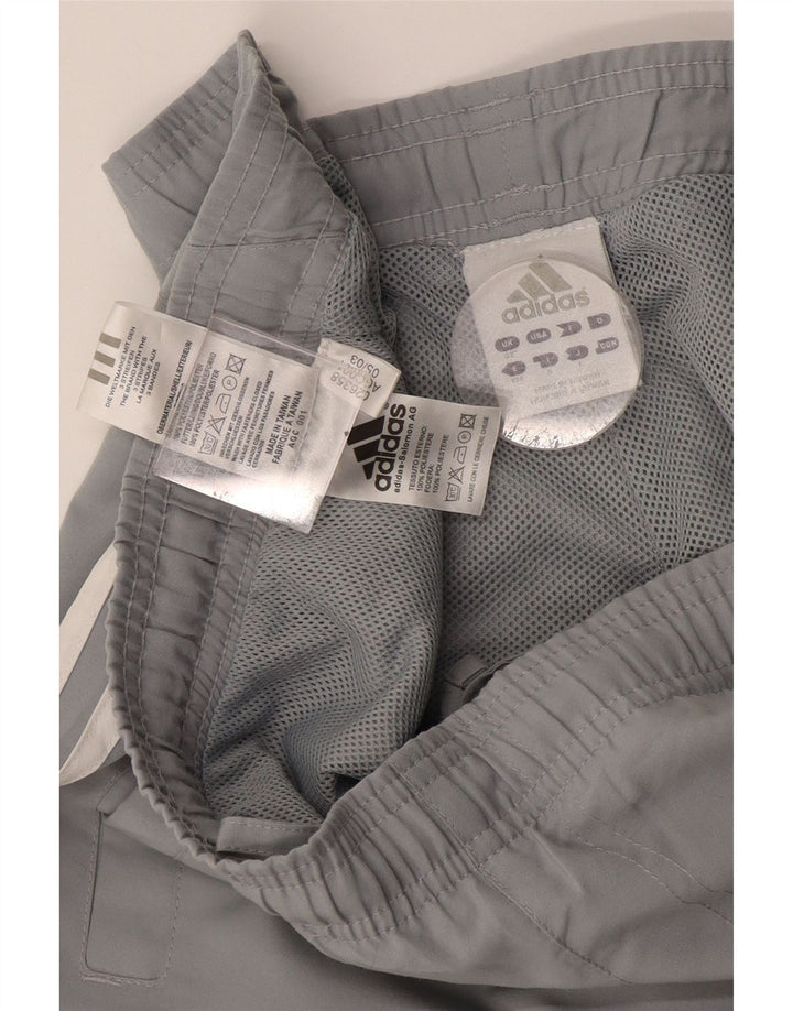 Adidas muške hlače za trenirku srednje sive boje od poliestera