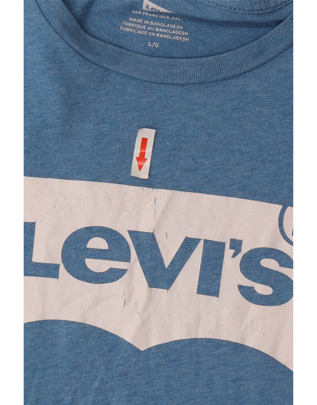 Levi's muška velika plava pamučna majica s grafičkim motivima