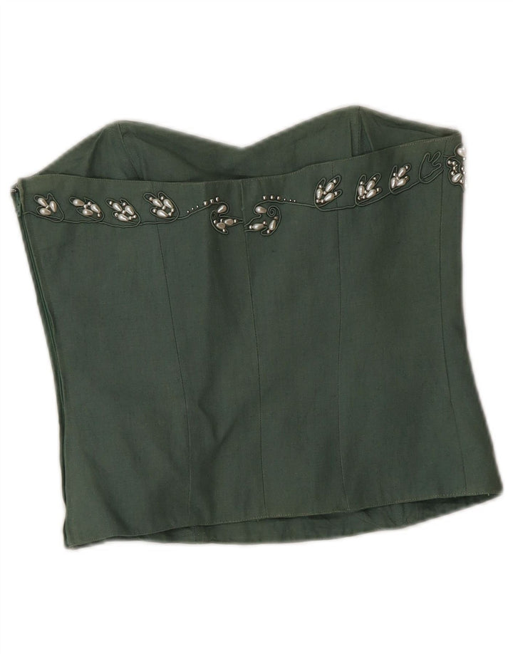 Angelo Santagostino Ženska dvodijelna suknja IT 44 srednje W26 Green Designe