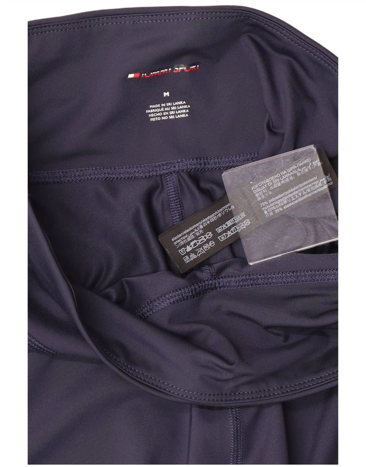 Tommy Hilfiger Ženske grafičke tajice UK 12 srednje tamnoplave poliesterske
