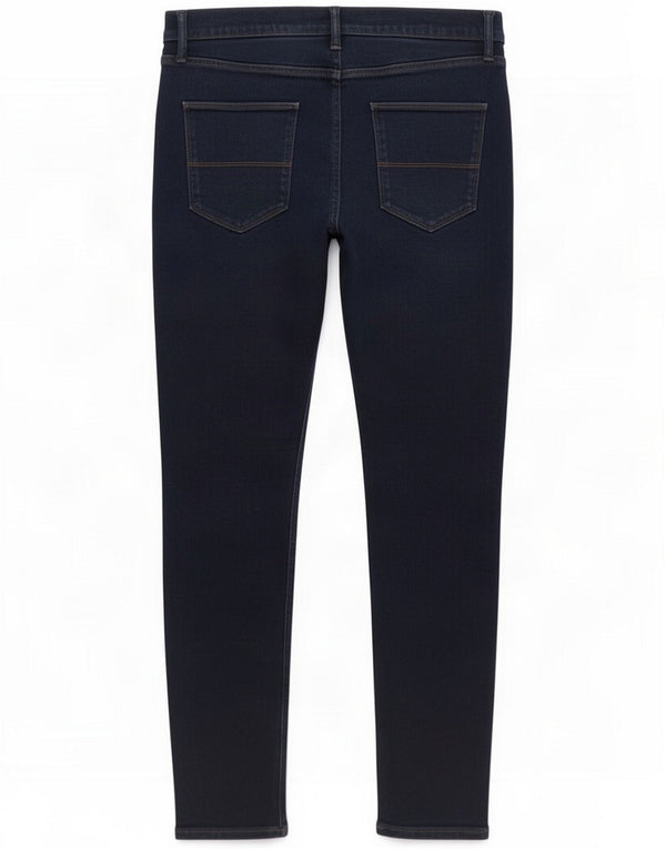 Marks & Spencer Mens Skinny Jeans W34 L31 Navy Blue Cotton