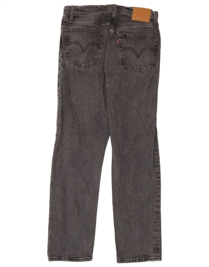 Levi's muške 501 ravne traperice W27 L28 sivi pamuk