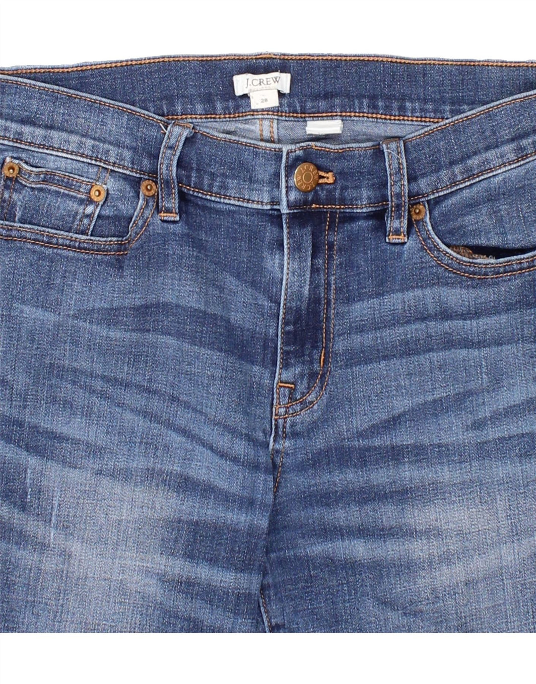 J. CREW Womens Slim Jeans W28 L28 Blue Cotton Vintage J. Crew and Second-Hand J. Crew from Messina Hembry 