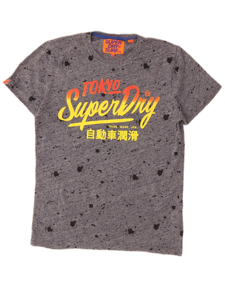 Superdry muška majica kratkih rukava s grafičkim motivima, srednje siva boja, pamuk