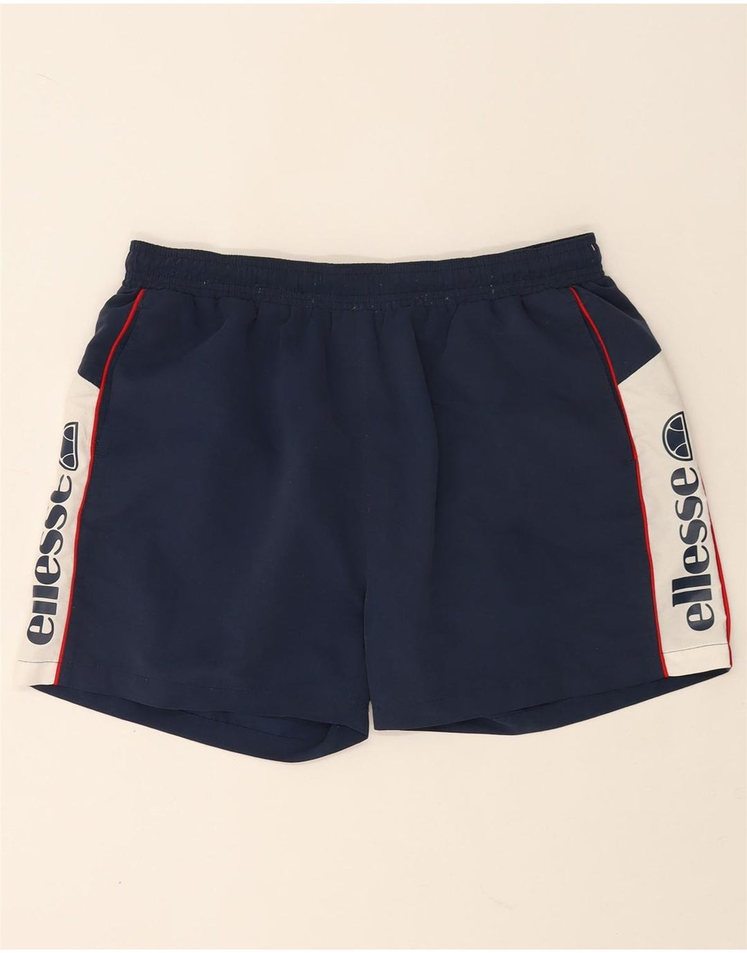 Ellesse muške kratke sportske hlače s grafičkim motivima, veliki tamnoplavi poliester