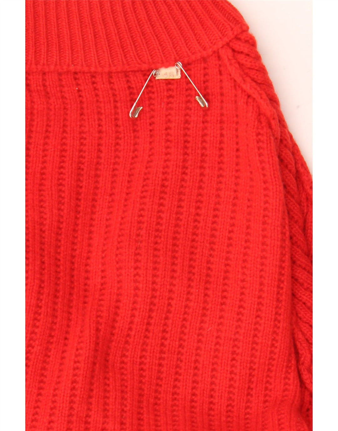 Vintage muški kardigan džemper veličina 46 XL crveni