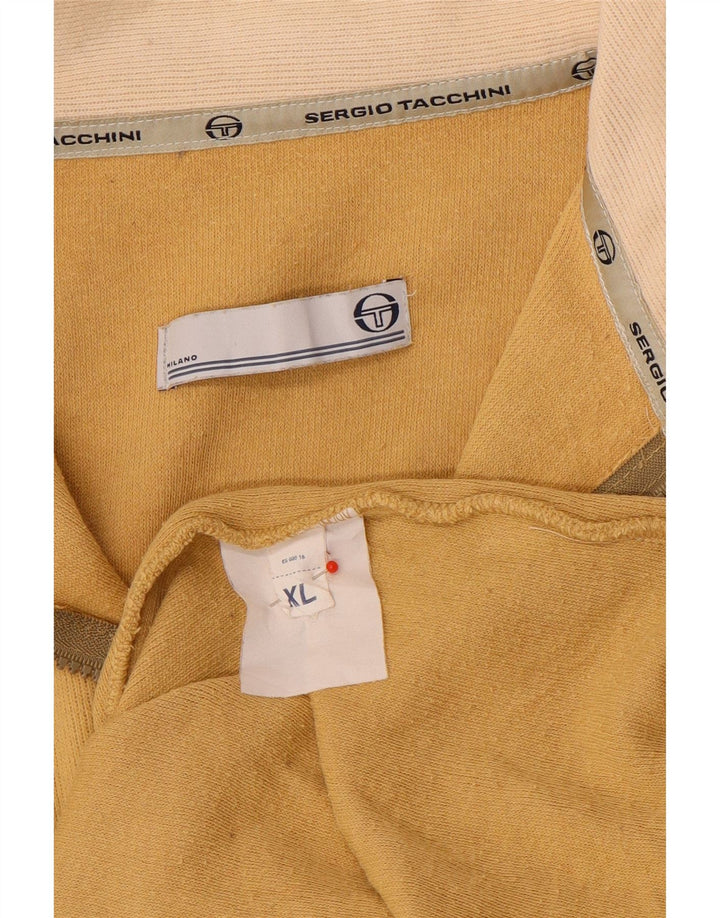 Sergio Tacchini muški džemper s izrezom s patentnim zatvaračem XL smeđi