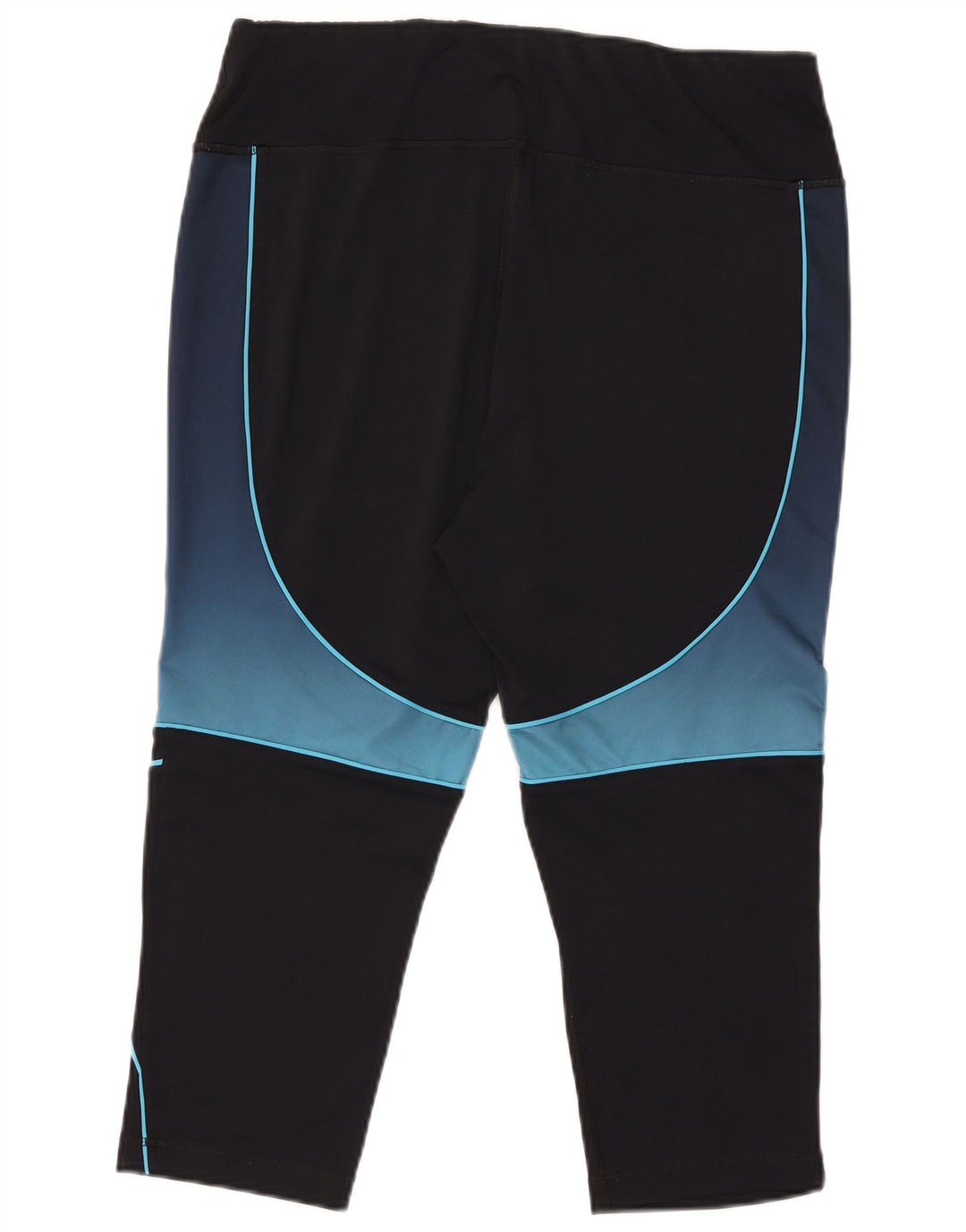 Fila ženske kapri tajice UK 18 XL crni poliester u boji