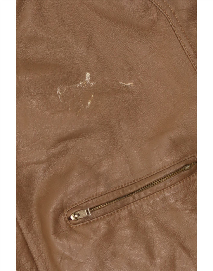 Vintage muška kožna jakna IT 50 Large Brown Leather