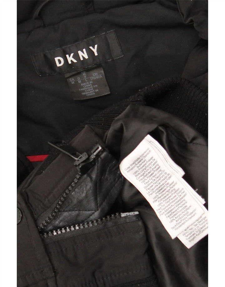 Dkny ženska bomber jakna UK 14 srednji crni poliester