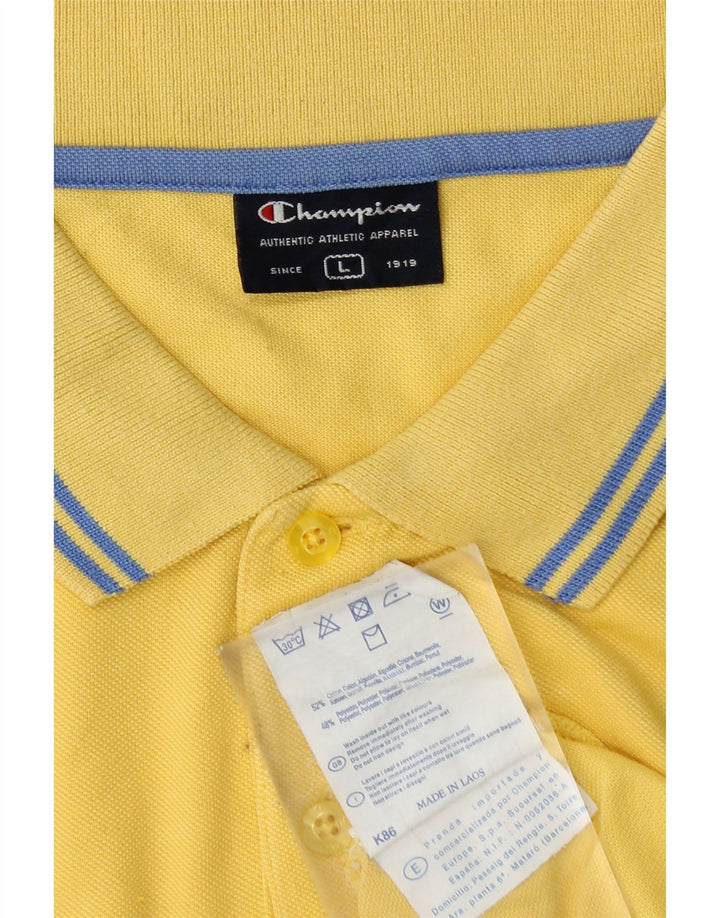 Champion muška polo majica velika žuta pamučna