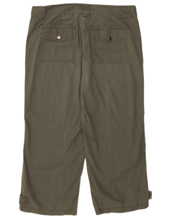 Calvin Klein ženske ravne kapri hlače US 12 Large W34 L23 Kaki