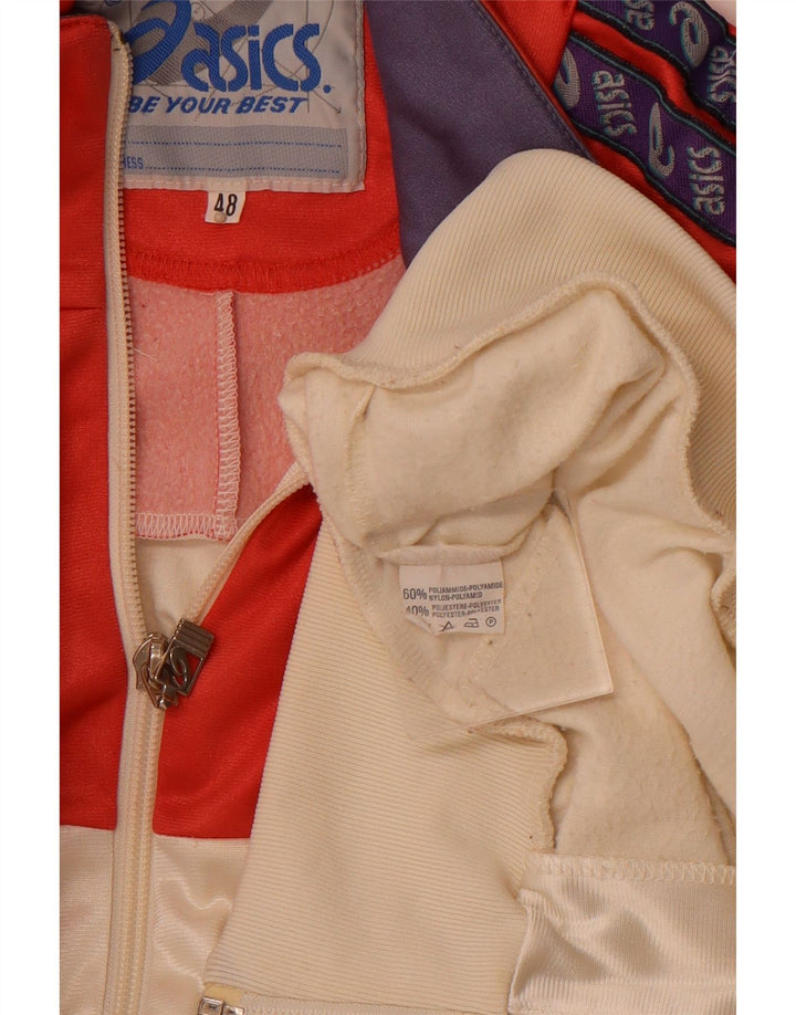 ASICS muška gornja jakna trenirke IT 48 srednje bijele boje