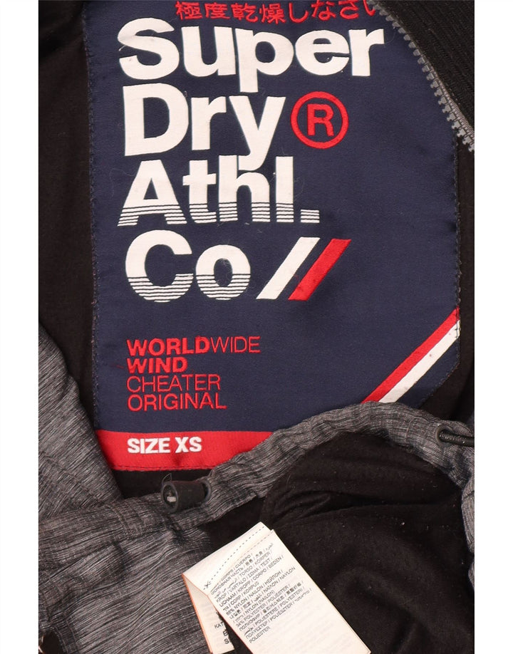 Superdry muška jakna vjetrovka UK 34 XS sivi najlon