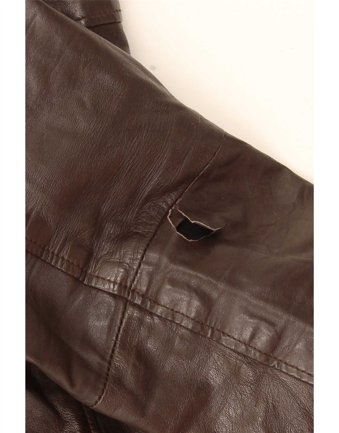 Jack & Jones muška kožna jakna UK 40 Large Brown