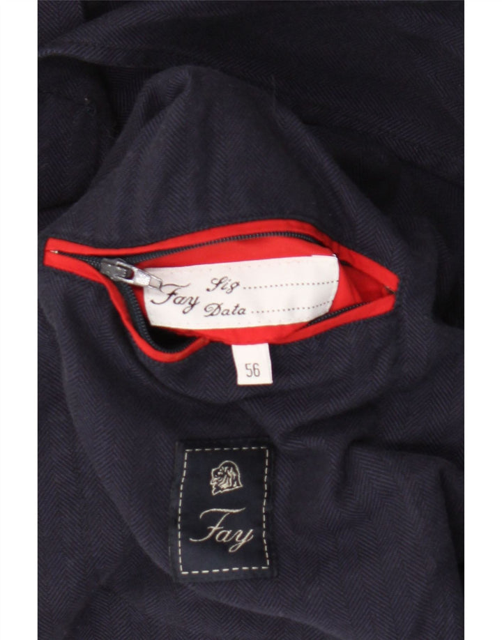 Fay muška jakna sa 3 gumba IT 56 3XL tamnoplava riblja kost