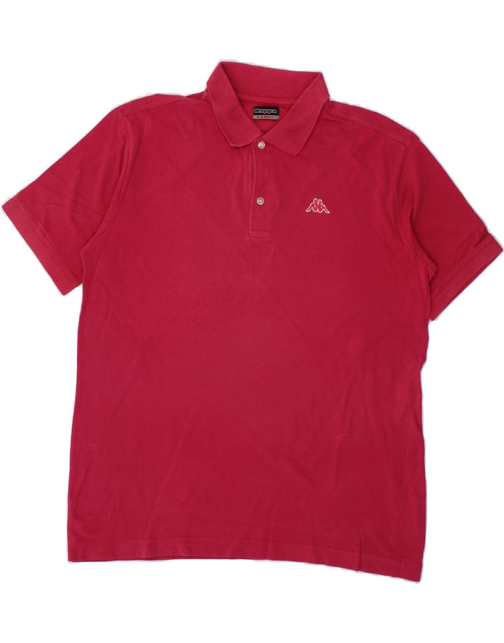 KAPPA Mens Polo Shirt Large Pink Cotton Vintage Kappa and Second-Hand Kappa from Messina Hembry 