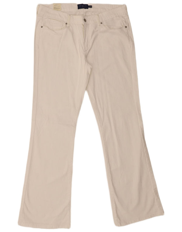 Levi's ženske traperice Slight Curve Bootcut US 16 2XL W36 L33 Bijeli pamuk