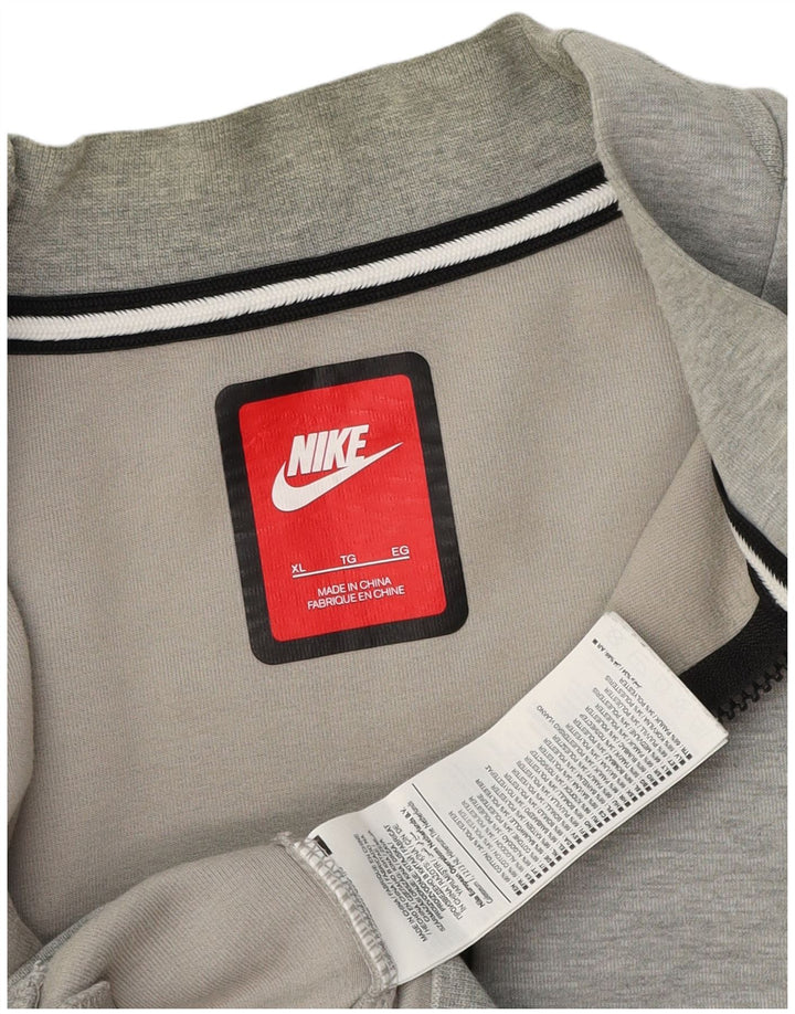 Nike muška gornja jakna od sivog flekastog pamuka