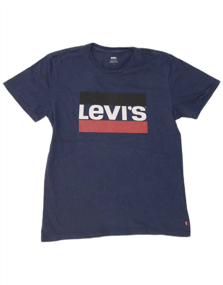 LEVI'S muška majica kratkih rukava s grafičkim motivima srednje tamnoplava