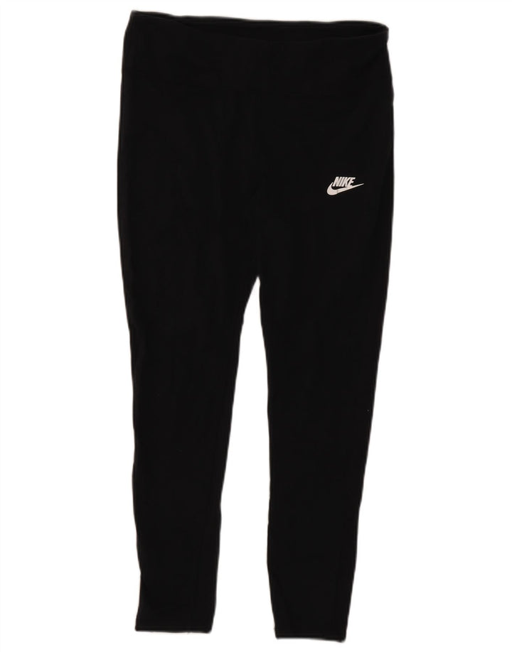 Nike ženske tajice UK 18 XL crni pamuk