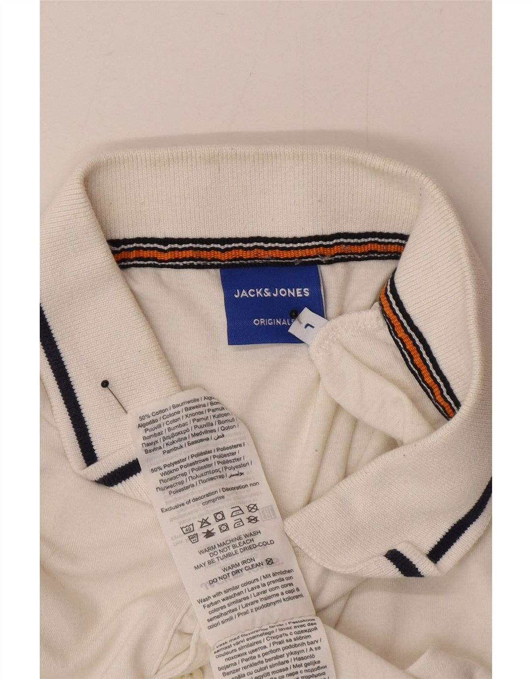 Jack & Jones muška polo majica velika bijela pamučna