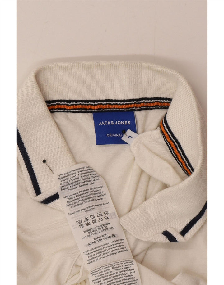 Jack & Jones muška polo majica velika bijela pamučna