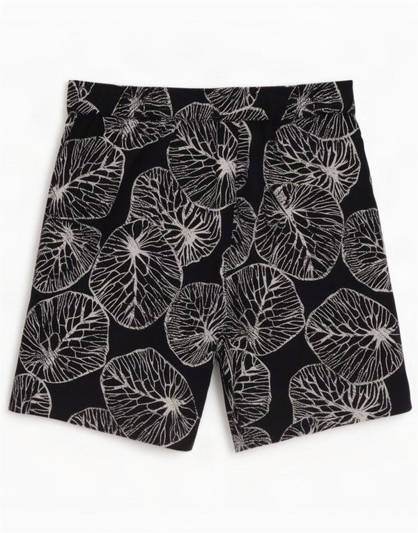 Weird Fish Womens Sport Shorts UK 10 Male tamnoplave cvjetne viskoze