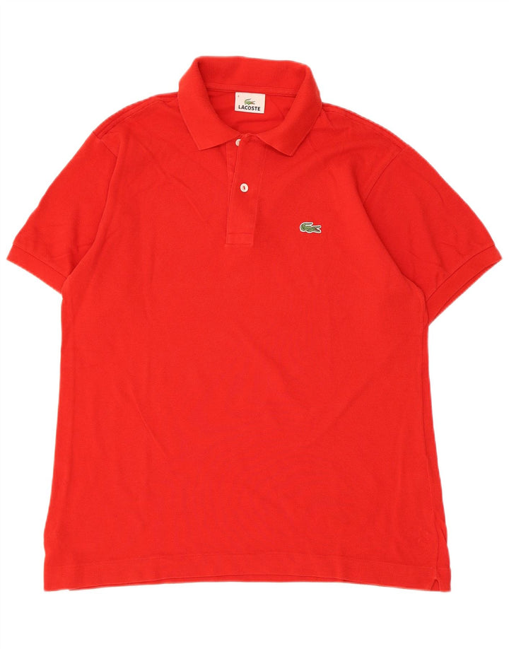 LACOSTE muška polo majica veličine 4 srednje crvene pamučne boje