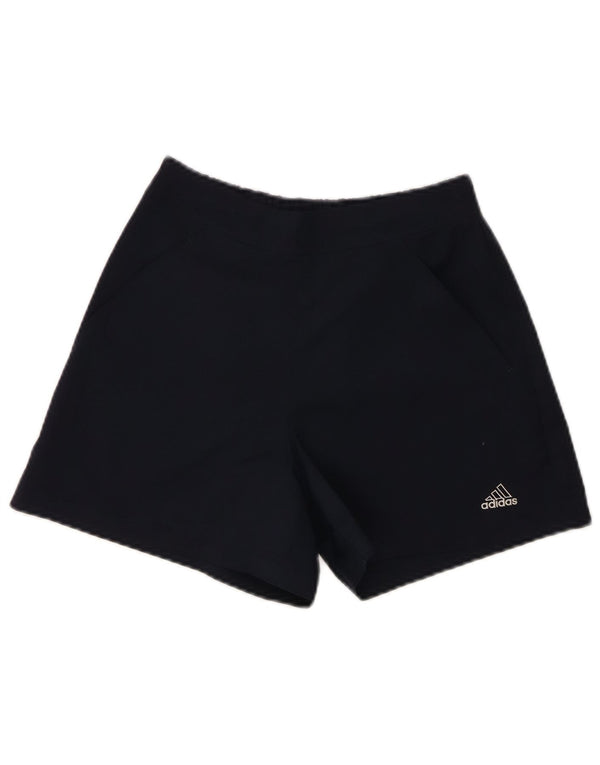 Adidas ženske sportske kratke hlače UK 8 Male tamnoplave poliesterske