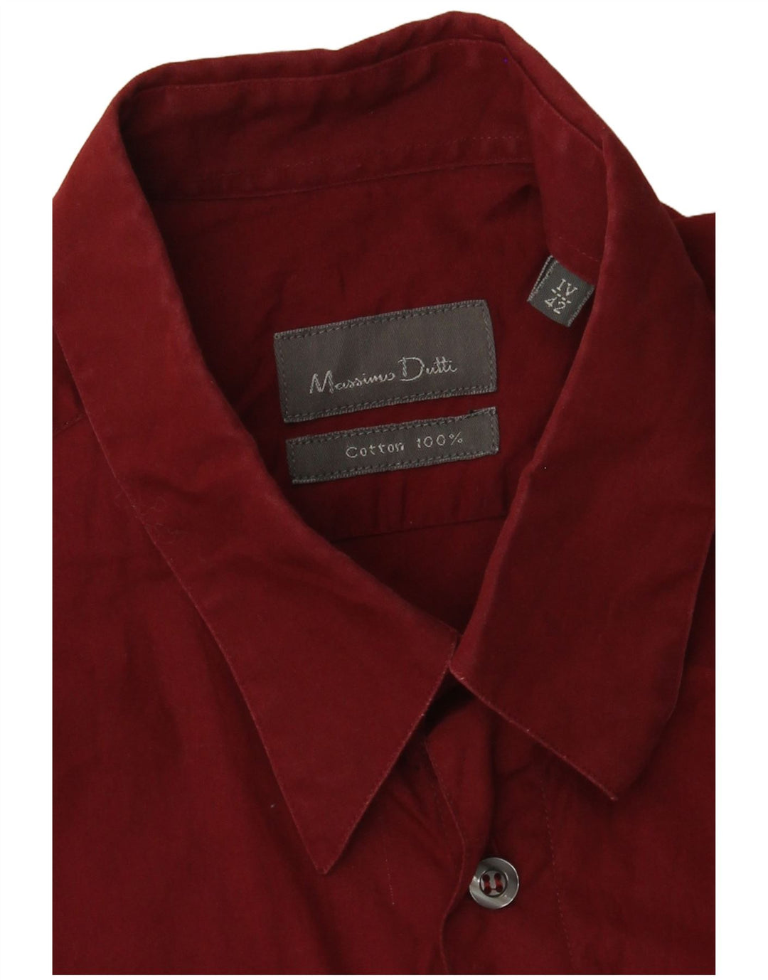 Massimo Dutti muška košulja veličine 42 veliki bordo pamuk
