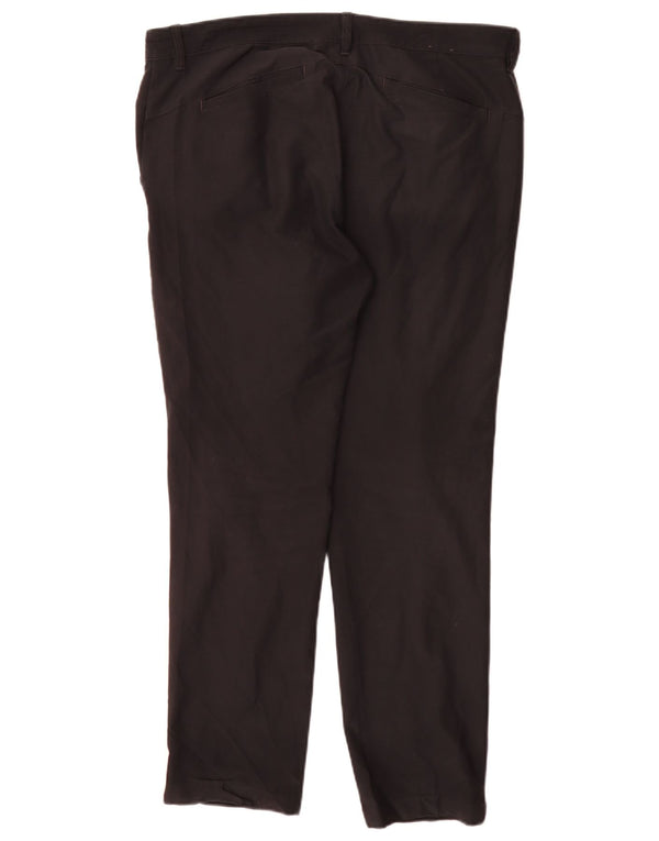 Adidas ženske obične chino hlače W34 L30 crni poliester