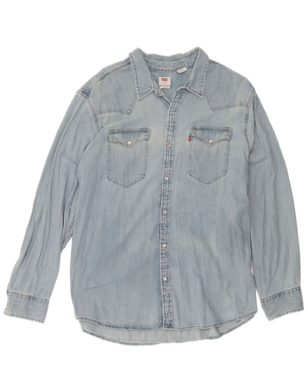 Levi's visoka traper košulja XL plavi pamuk