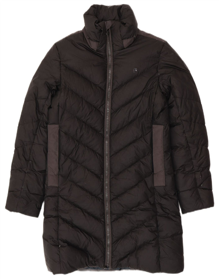 G-STAR ženski podstavljeni kaput UK 10 Mali crni poliester