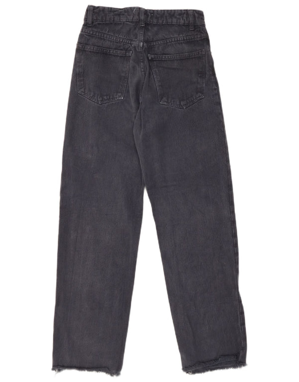 ZARA ženske ravne traperice visokog struka EU 34 2XS W24 L26 tamnoplave