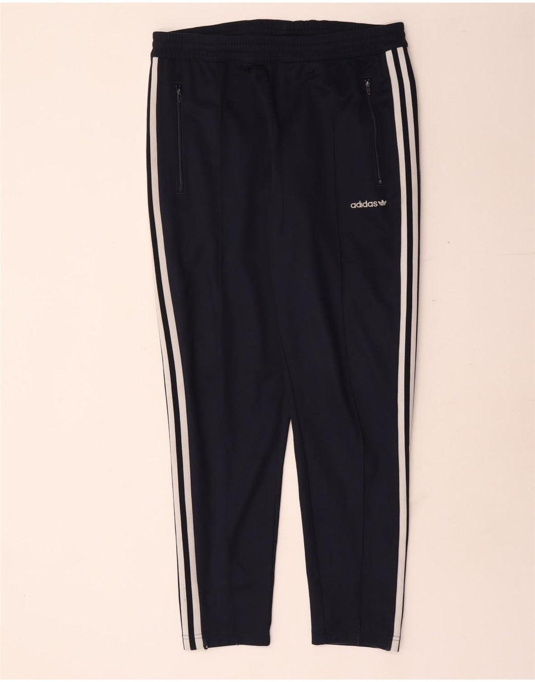 Adidas muške hlače od trenirke velike tamnoplave poliesterske