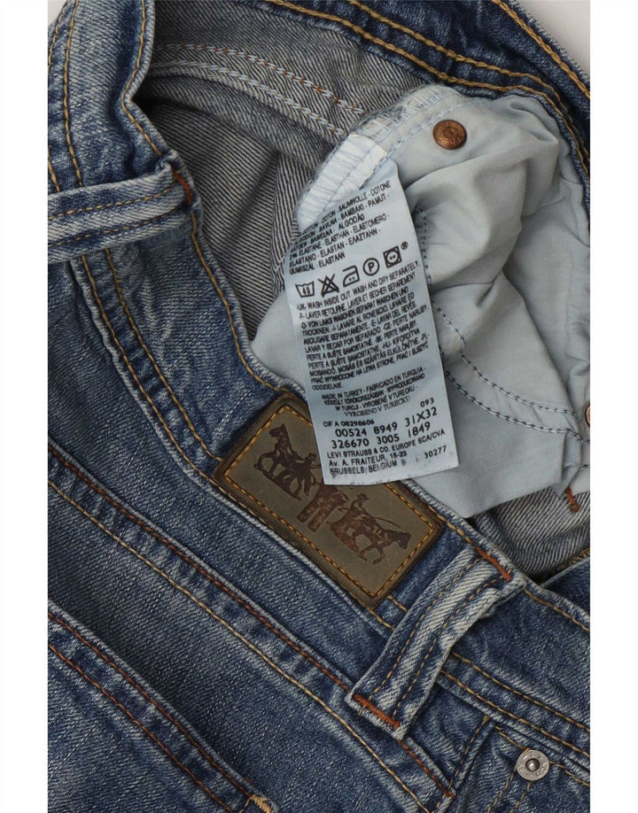 Levi's Ženske Bootcut traperice W31 L32 Plavi pamuk