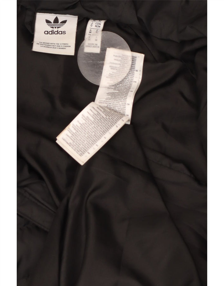 ADIDAS muška podstavljena jakna s kapuljačom UK 38 srednji crni poliester